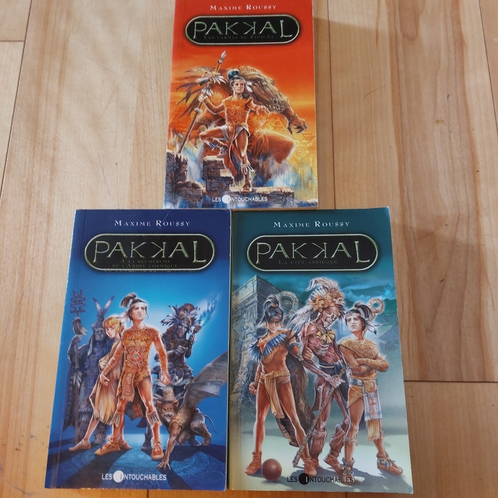 Livres 1 à 3 de la serie Pakkal